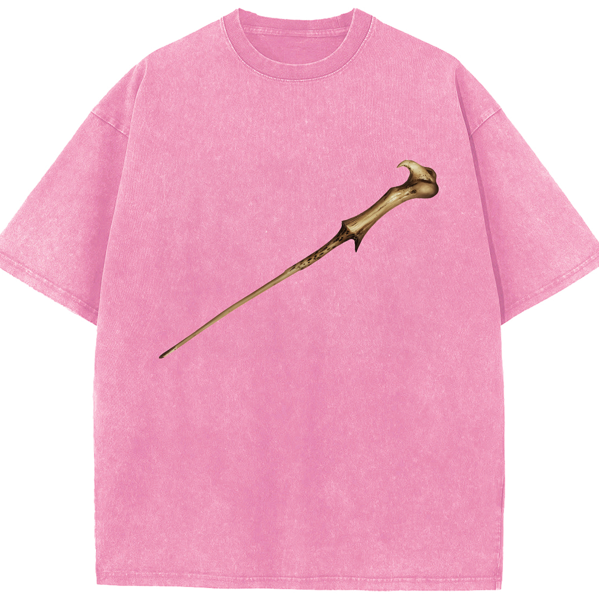 （画像用） Harry Potter ハリー・ポッターシリーズ 綿100% ヴィンテージ風 半袖Tシャツ（フロントプリント）